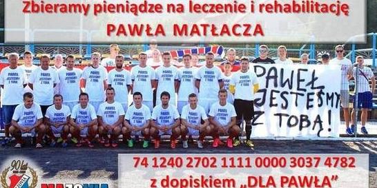Wylicytuj - wspomóż leczenie Pawła Matłacza