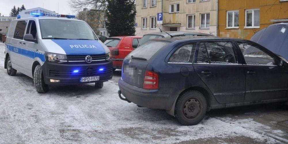 Kradzież skody w Łukowie