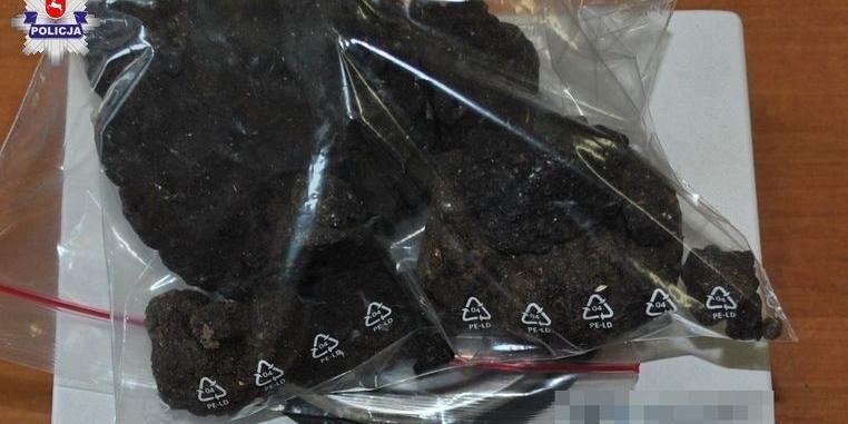 Ponad 600 gramów haszyszu w posiadaniu łukowianina