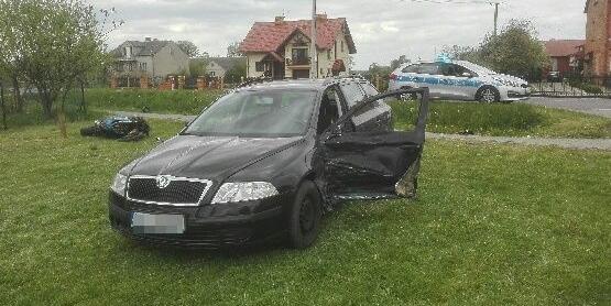 Po alkoholu jechał motocyklem