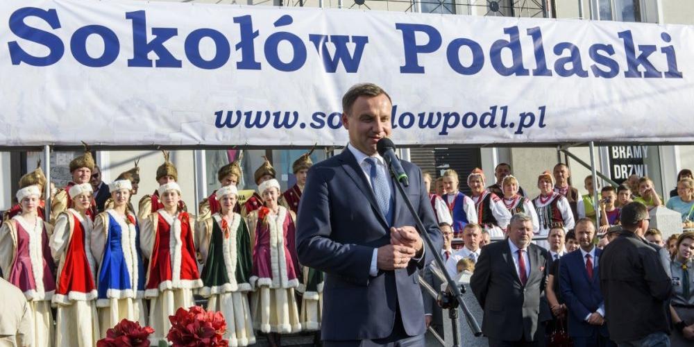 Prezydent Duda w Sokołowie