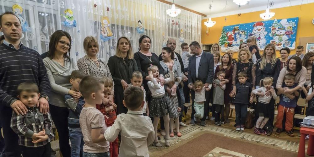 Wigilijne spotkanie w przedszkolu