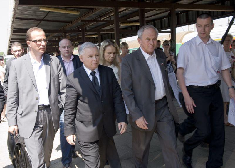 Jarosław Kaczyński już w Siedlcach