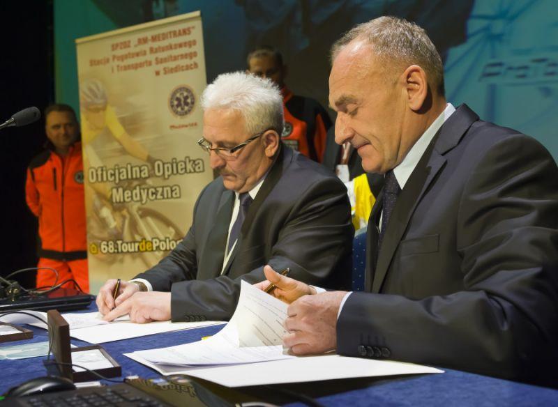 Czesław Lang i Leszek Piasecki w Siedlcach