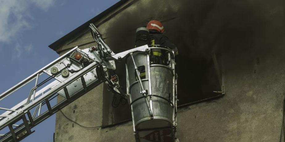 Pożar na ul. 11 listopada