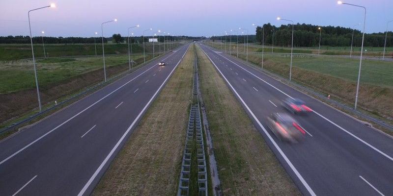 Autostrada od Konika do obwodnicy Mińska na przełomie 2019/2020 roku