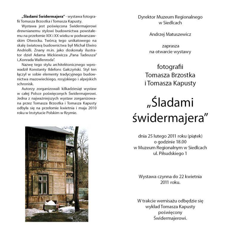 Ślady Świdermajera w Siedlcach