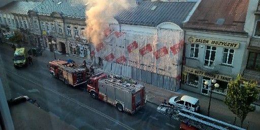 Pożar w kamienicy