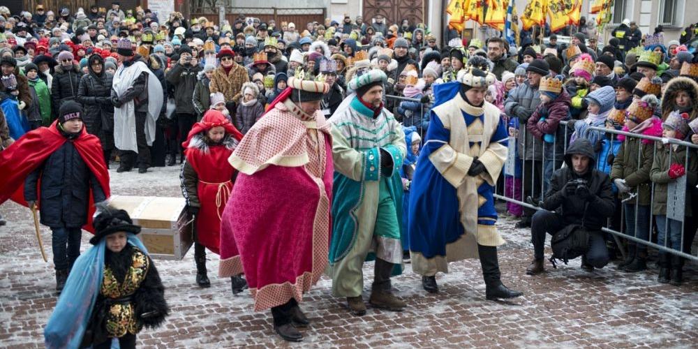 Orszak Trzech Króli przeszedł ulicami Siedlec