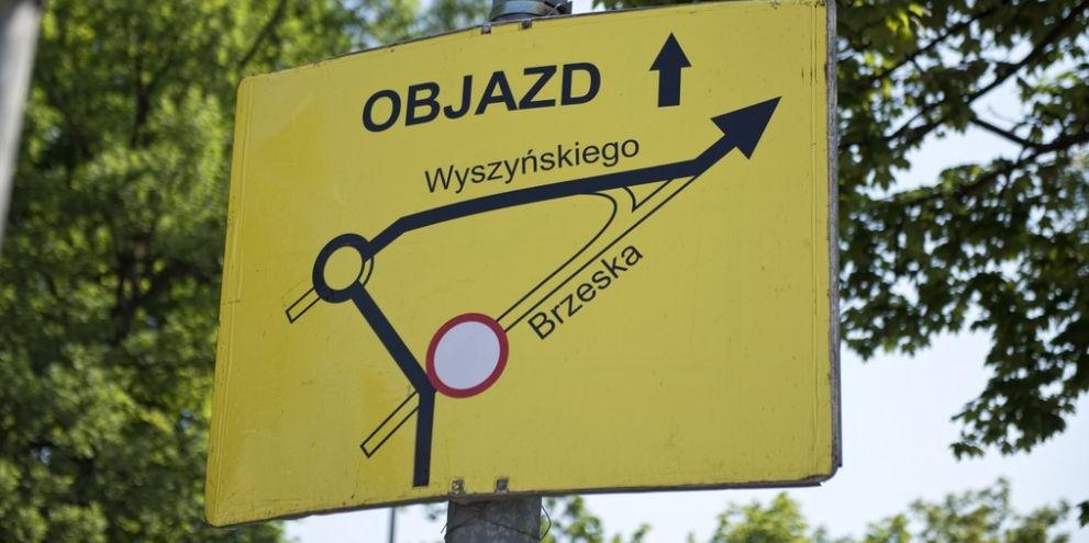 Utrudnienia na Brzeskiej