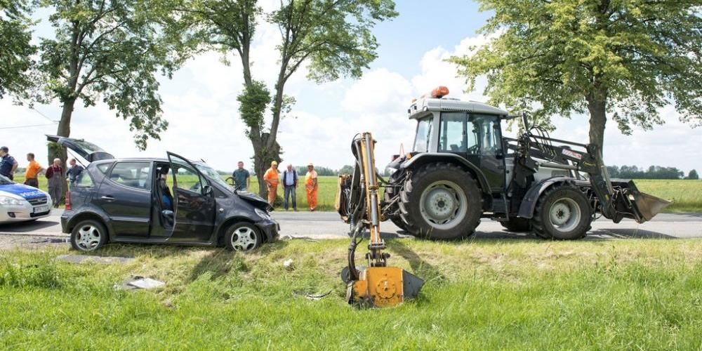 Wypadek w Skupiach