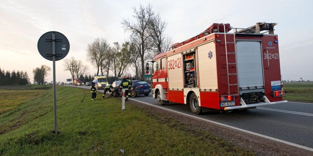 Wypadek w Wiśniewie Kolonii