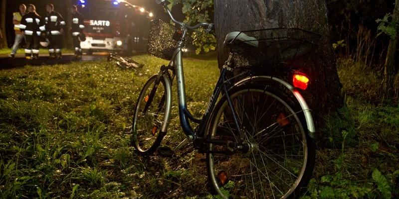 Potrącenie rowerzystki