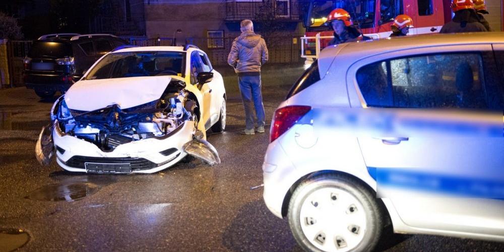 Zderzenie na skrzyżowaniu Broniewskiego i Granicznej
