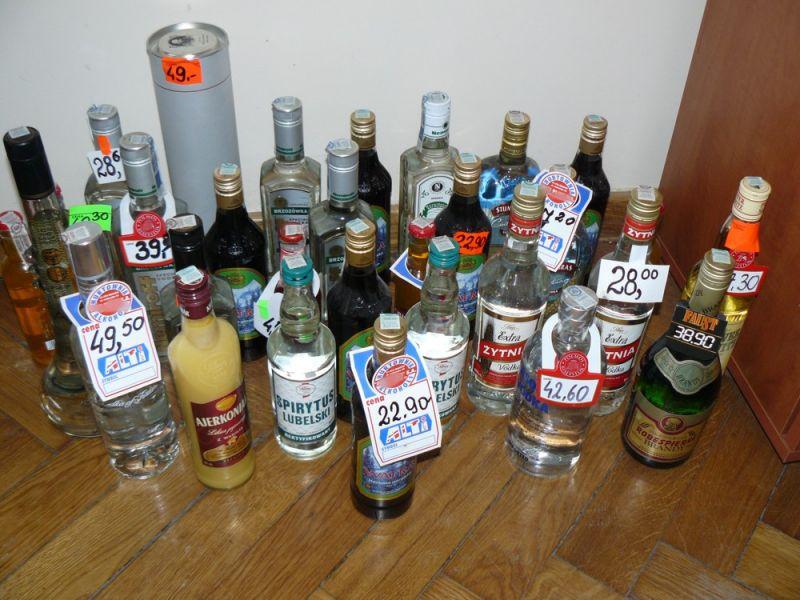 Nielegalny handel alkoholem
