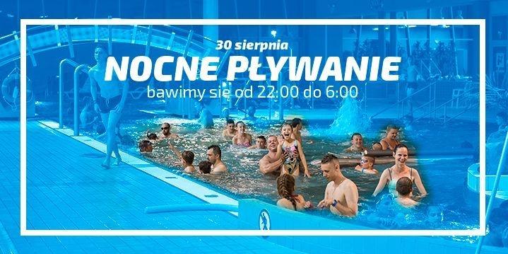 Nocne Pływanie w Parku Wodnym