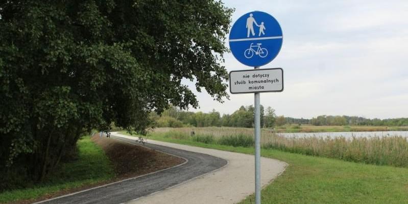 Ścieżka rowerowa nad zalewem dokończona