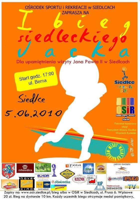 Uliczny bieg w Siedlcach