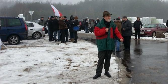 Gabriel Janowski na blokadzie