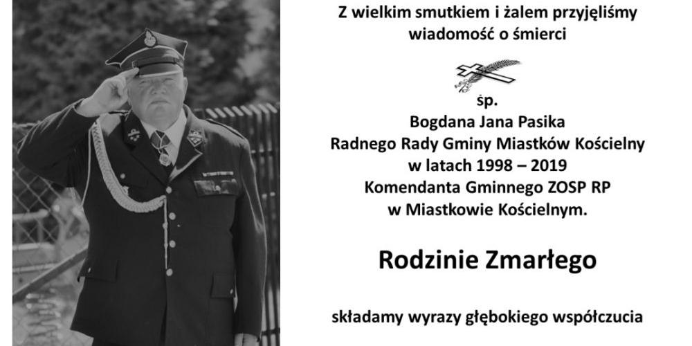 Zmarł Bogdan Jan Pasik