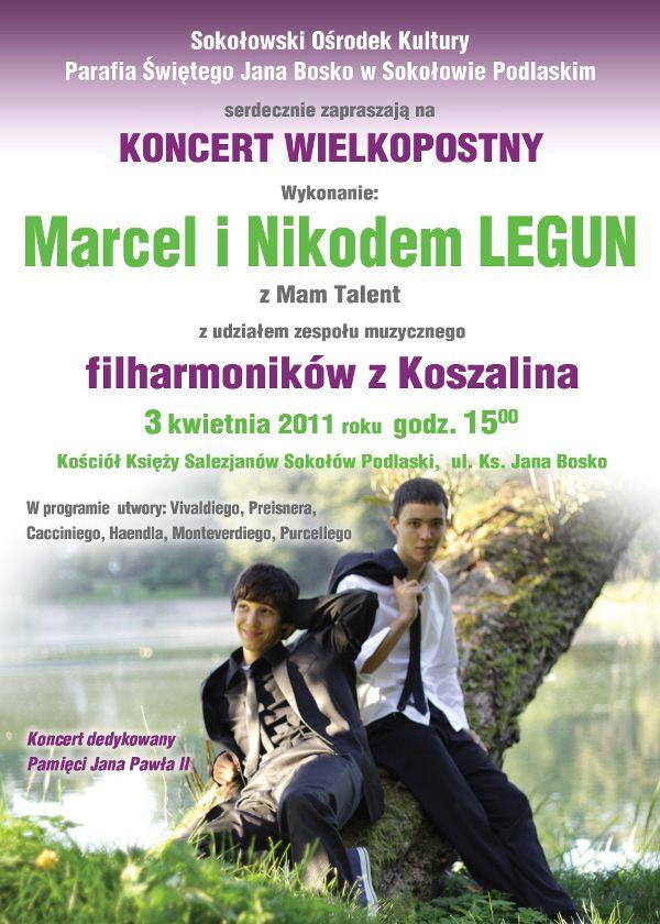 Koncert Wielkopostny Braci Legun   