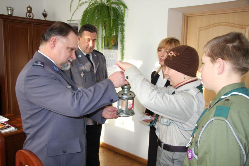 Ogień na Policji