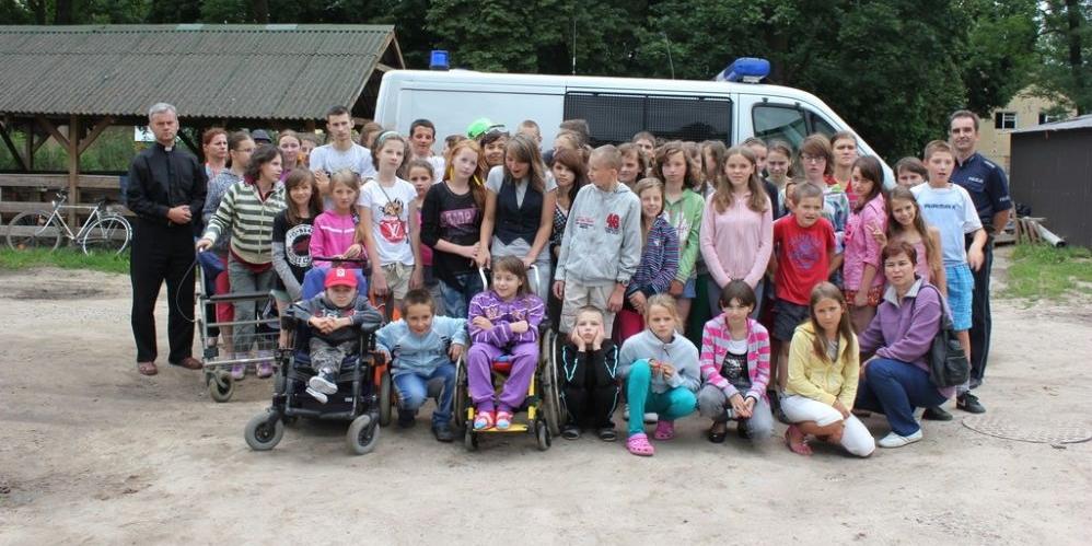 Policjanci w Caritasie