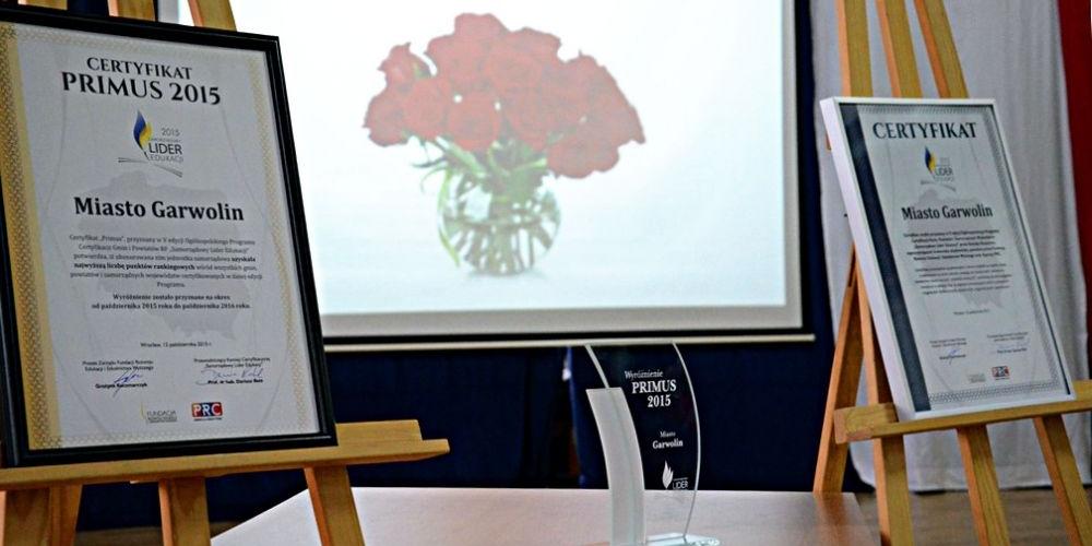 Garwolin z edukacyjnymi certyfikatami