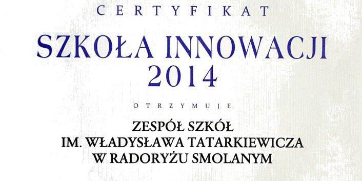 Szkoła w Radoryżu Smolanym wyróżniona