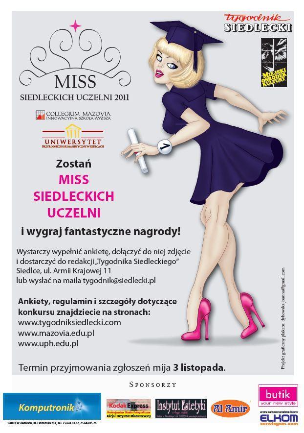 Zostań Miss  Siedleckich Uczelni!