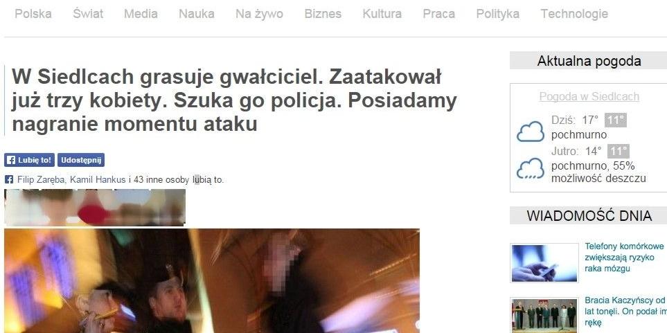 Straszą gwałcicielem - wyłudzają dane