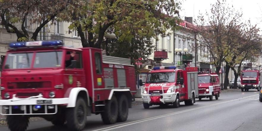 Parada strażaków