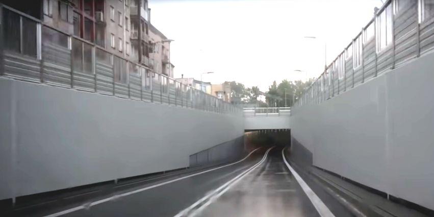 Tunel, jak tor wyścigowy!