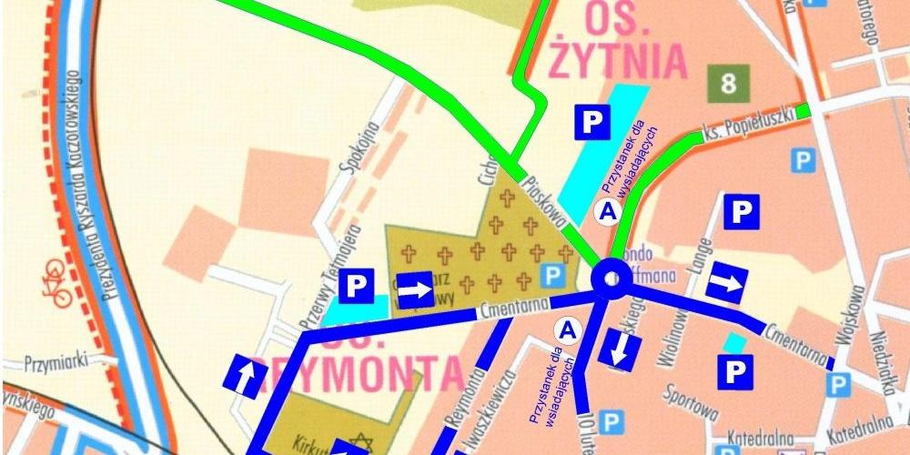 Jak dojechać do cmentarza?