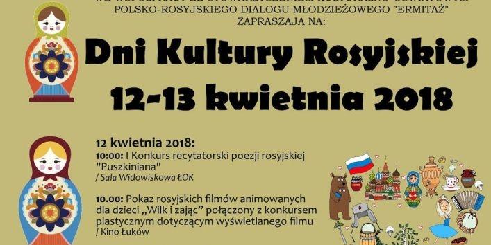 Dni Kultury Rosyjskiej - dzień 1