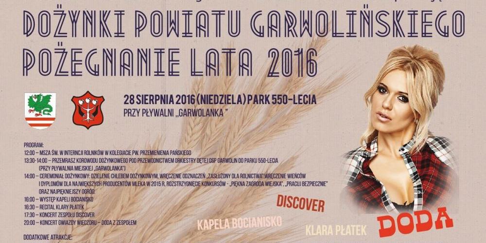 Dożynki i pożegnanie lata