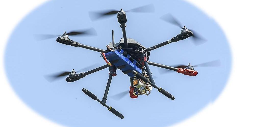 Z dronem na dzika