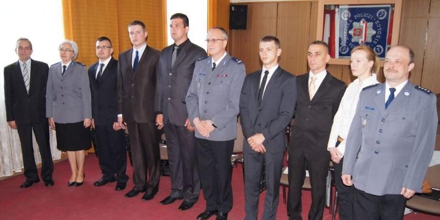 Ślubowanie nowo przyjętych policjantów 