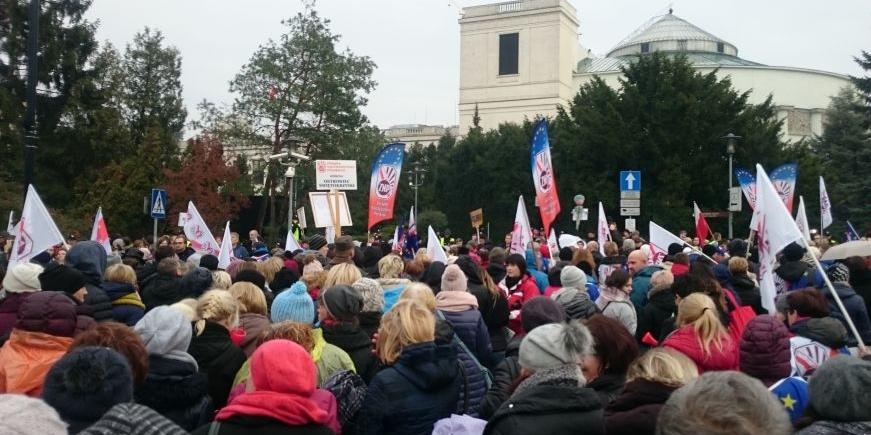 Siedlczanie też manifestowali