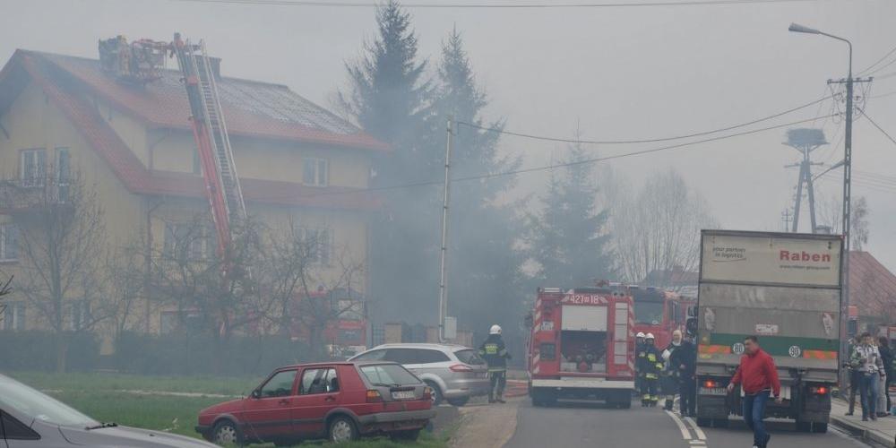 Groźny pożar pod Garwolinem
