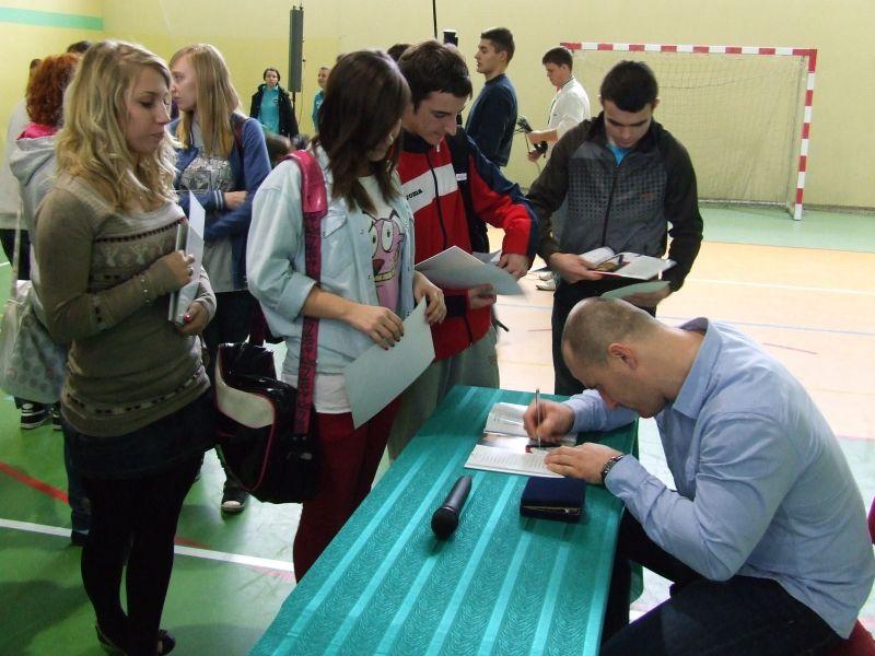 Marcin Dołęga w Zespole Szkół