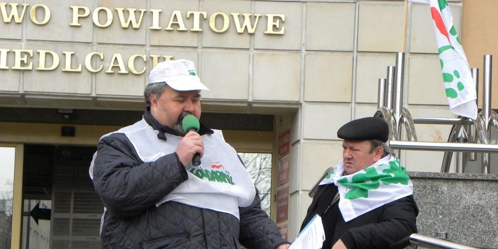 Pikieta rolniczej Solidarności