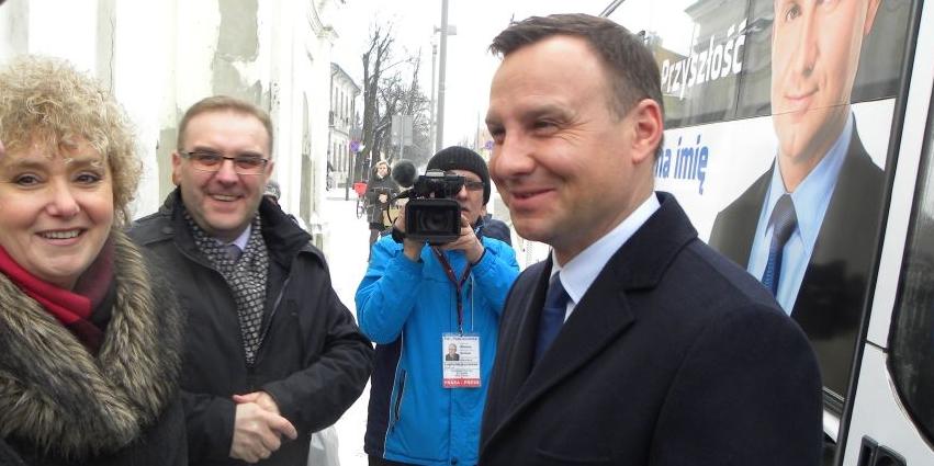 Andrzej Duda w Węgrowie
