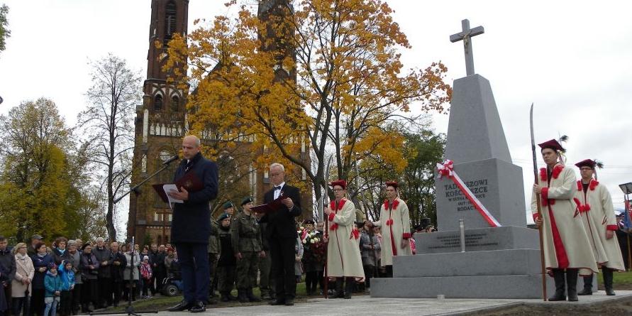 Nowy pomnik Kościuszki w Sadownem