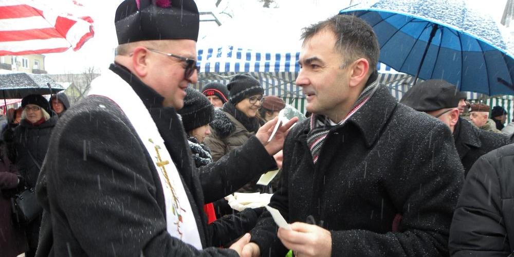 Miejska wigilia w Węgrowie