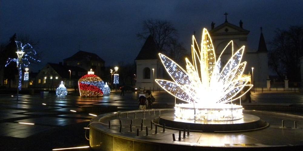 Świąteczne iluminacje w Węgrowie(Czekamy na zdjęcia z Waszych miejscowości!)