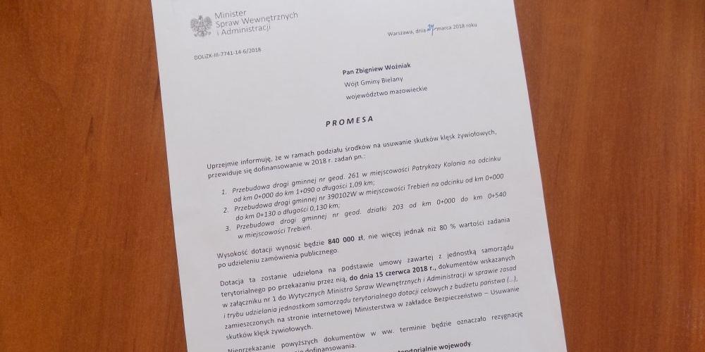 Promesy dla Bielan i Sterdyni
