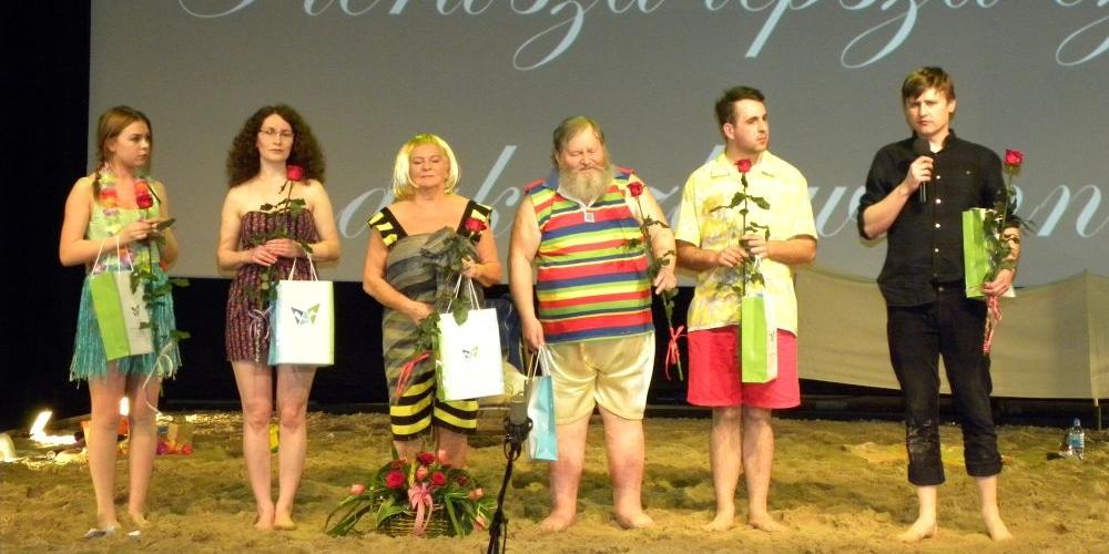 Fredro na plaży