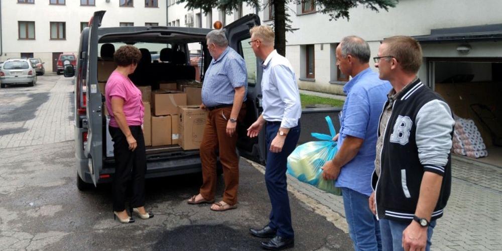 Sokołów wspiera Ukrainę. Dary dla żołnierzy z Dubna