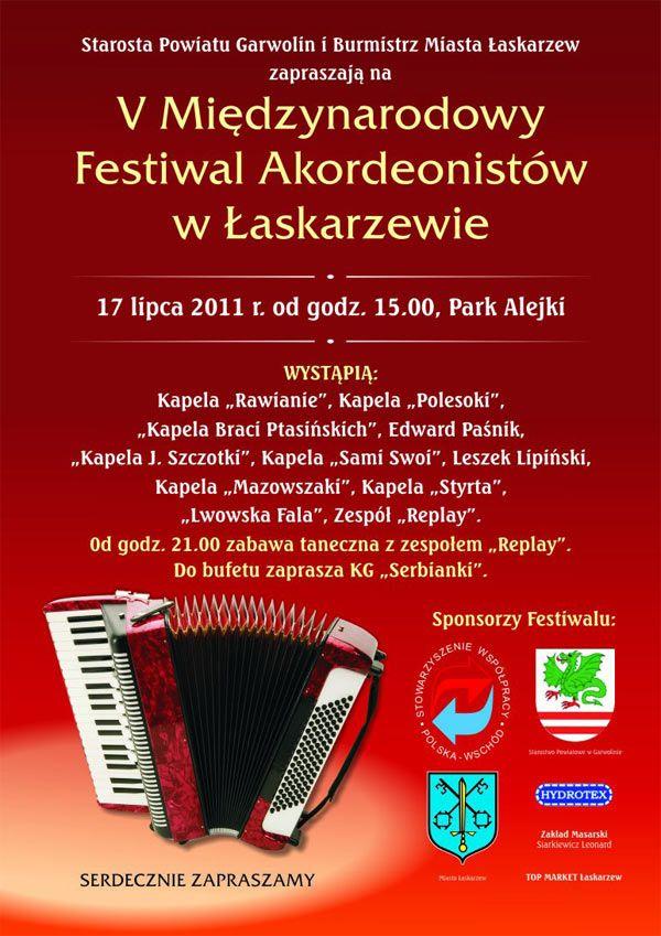 Będą grać na akordeonach 